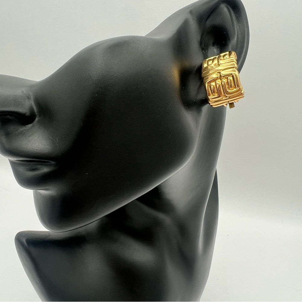 Givenchy Vintage 1980’s Gold Plated Earrings